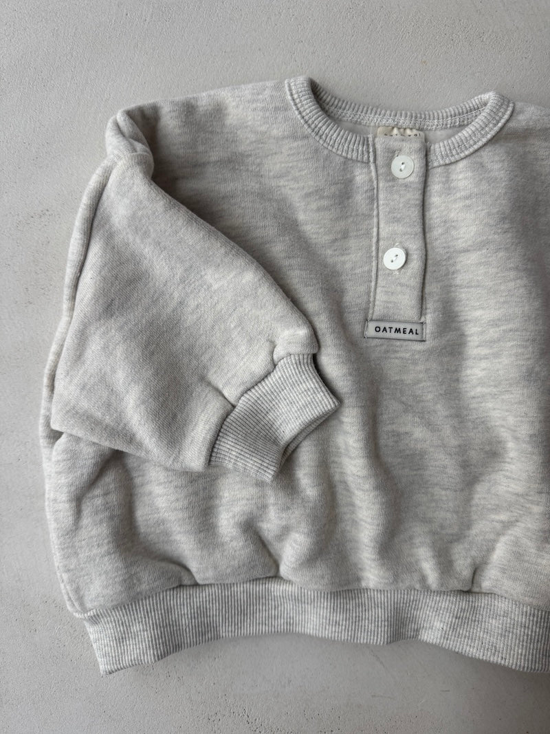 Mini Button Sweatshirt
