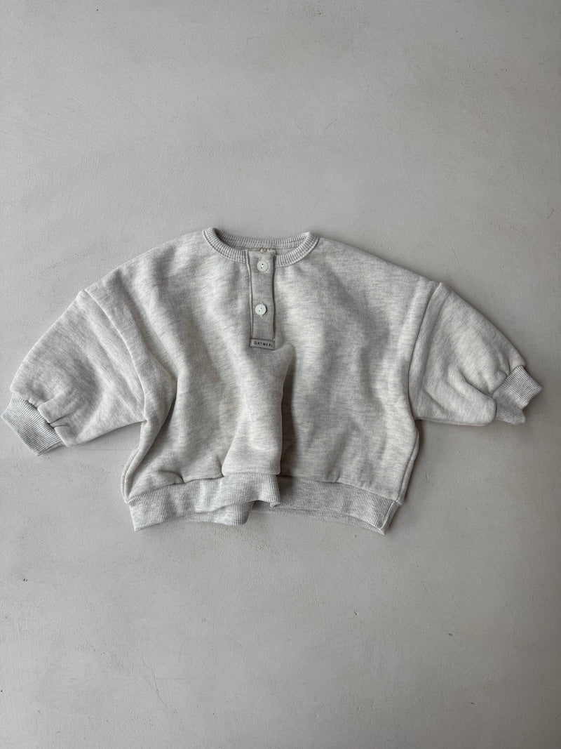 Mini Button Sweatshirt