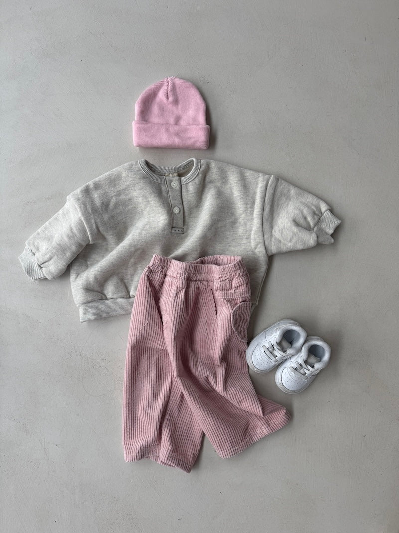 Mini Button Sweatshirt