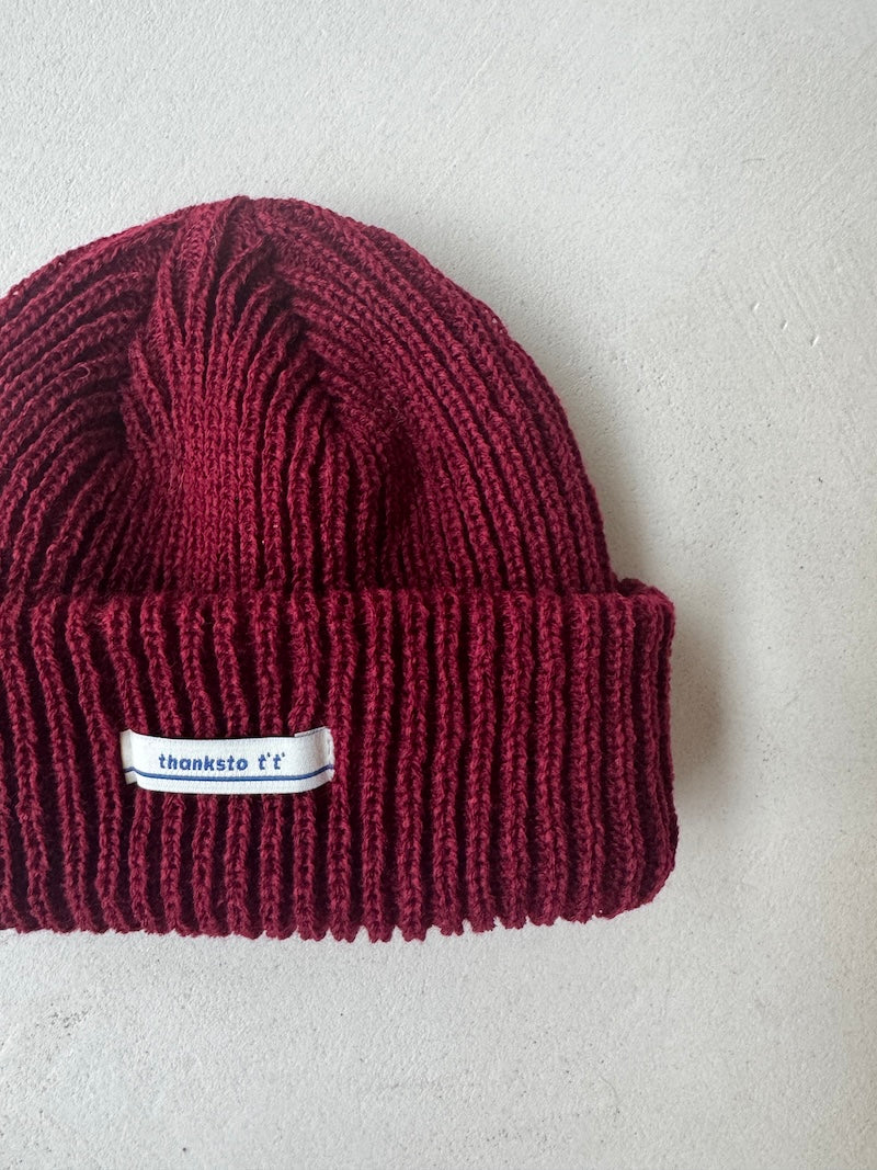 Billie Beanie Burgundy