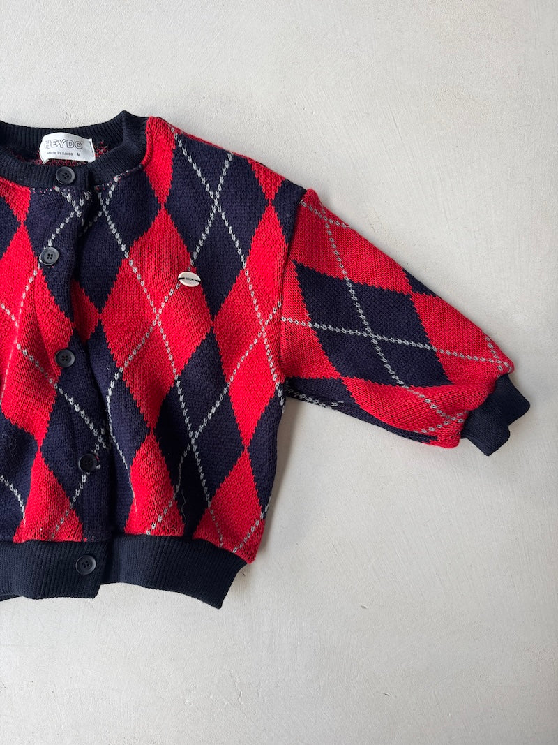 Argyle Cardigan