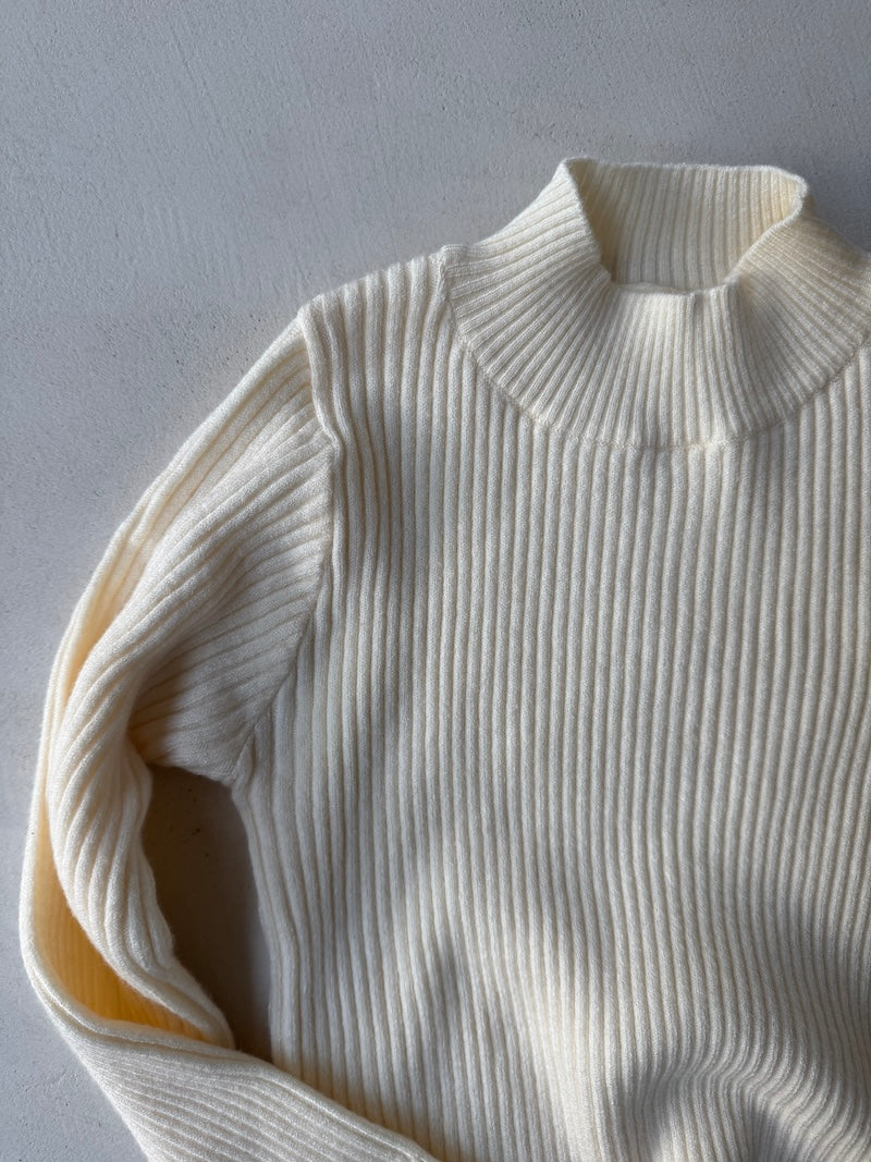 Knitted Turtle Neck Top