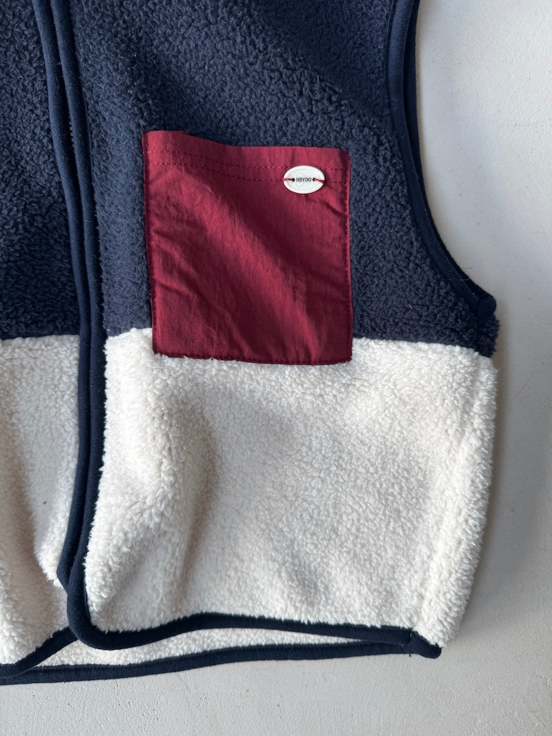 Fleece Color Block Vest