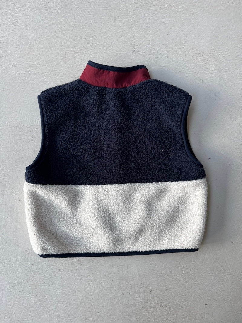 Fleece Color Block Vest