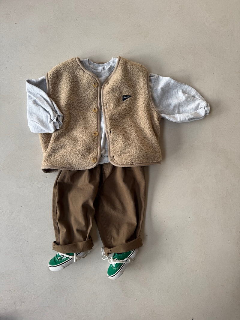 Baggy Washed Cotton Pants