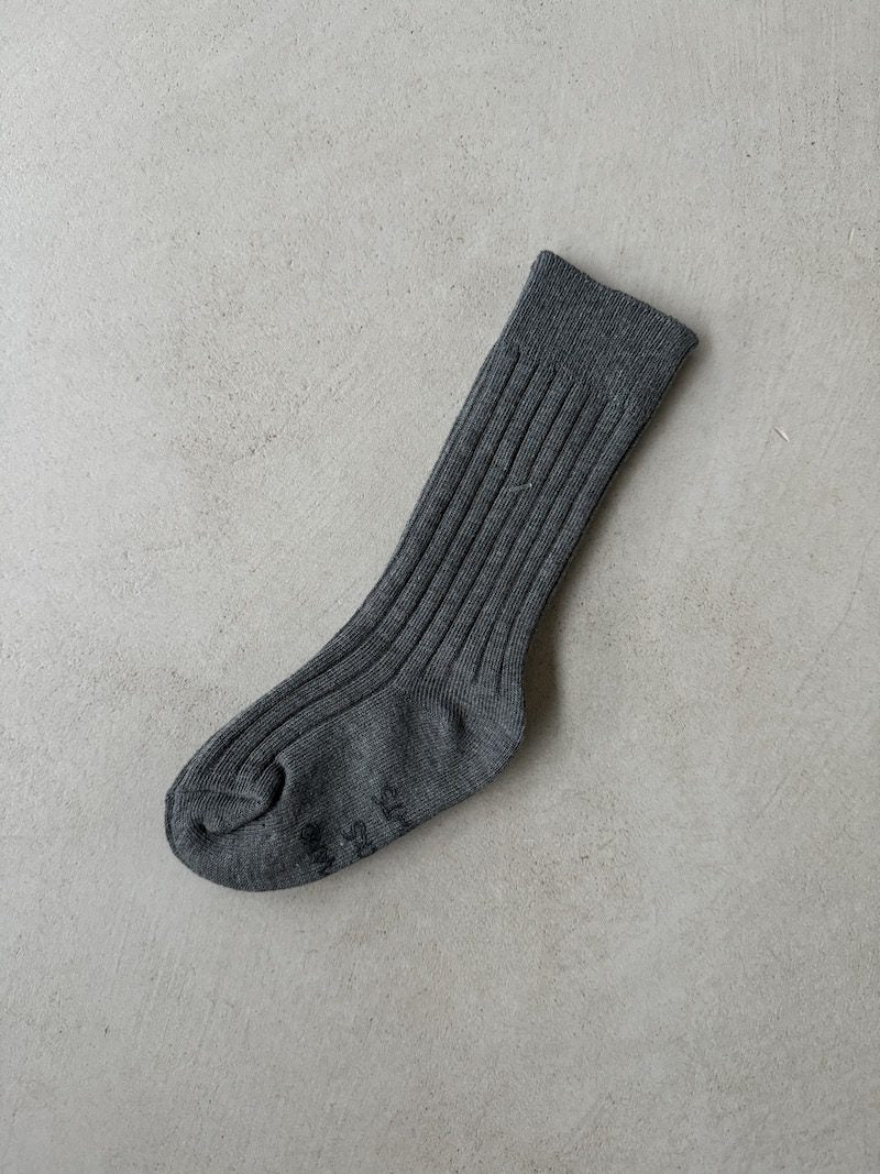 Ribbed Knee Socks