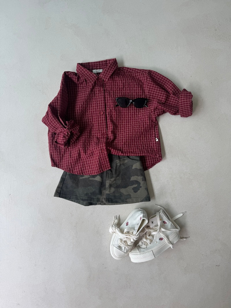 Red Checked Shirt