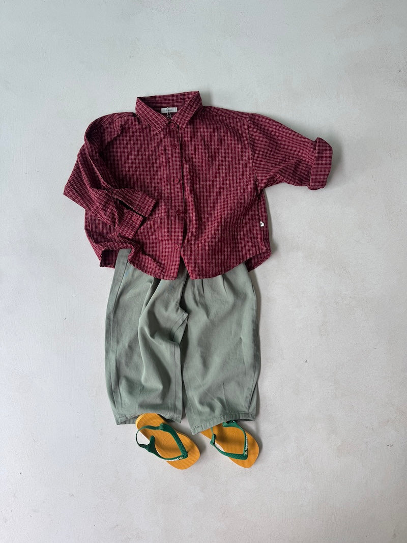 Red Checked Shirt