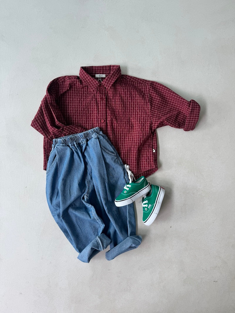 Red Checked Shirt
