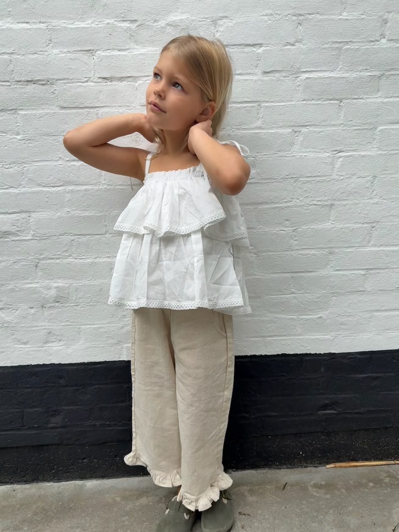 Poplin Cancan Blouse
