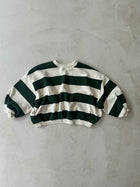 Mima Green Chunky Stripe Sweat