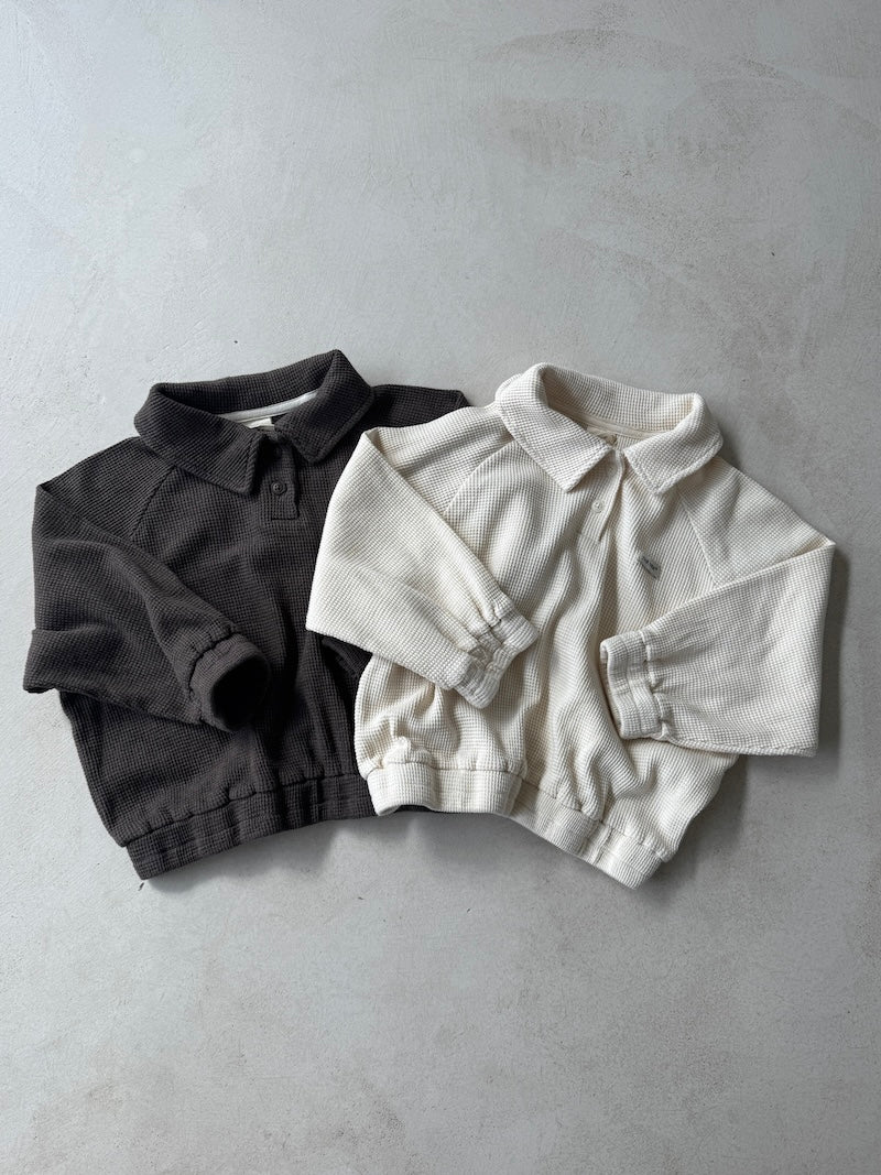 Waffle Polo Jumper