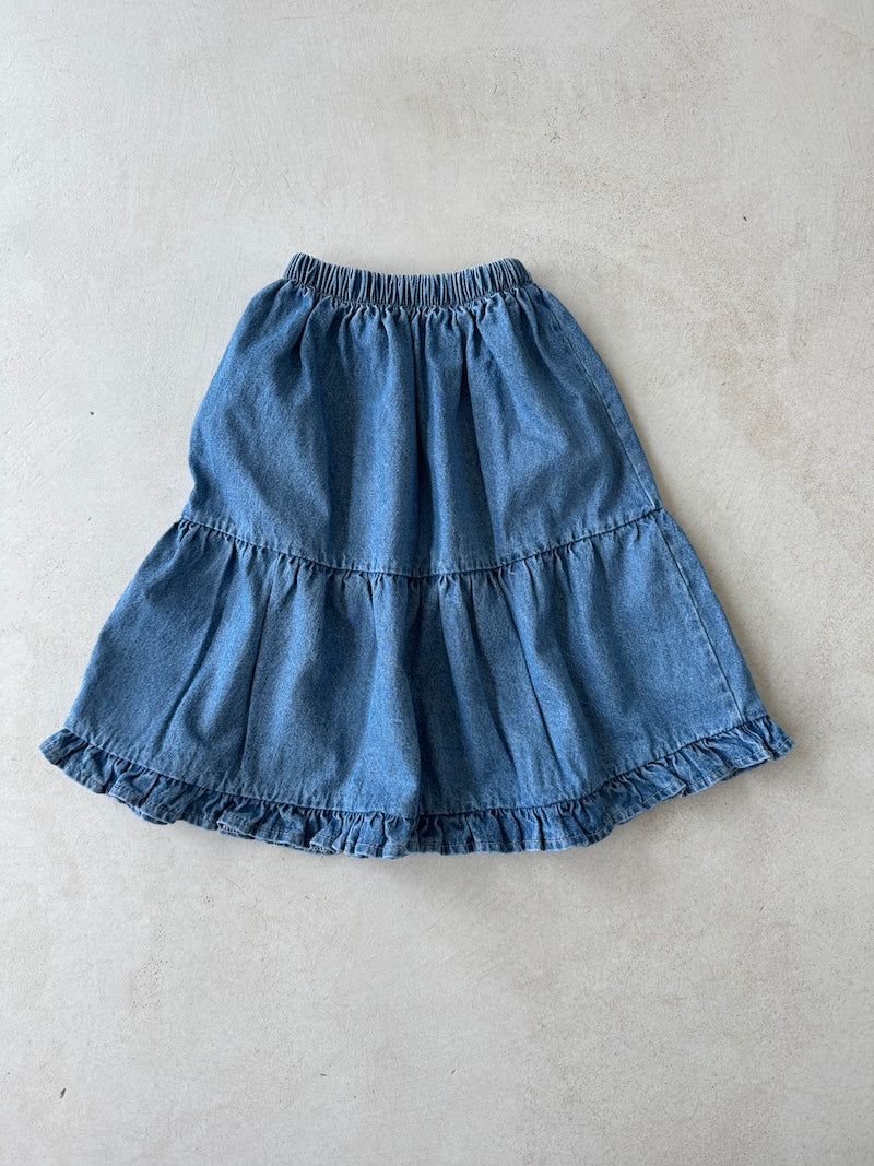 Denim Midi Skirt