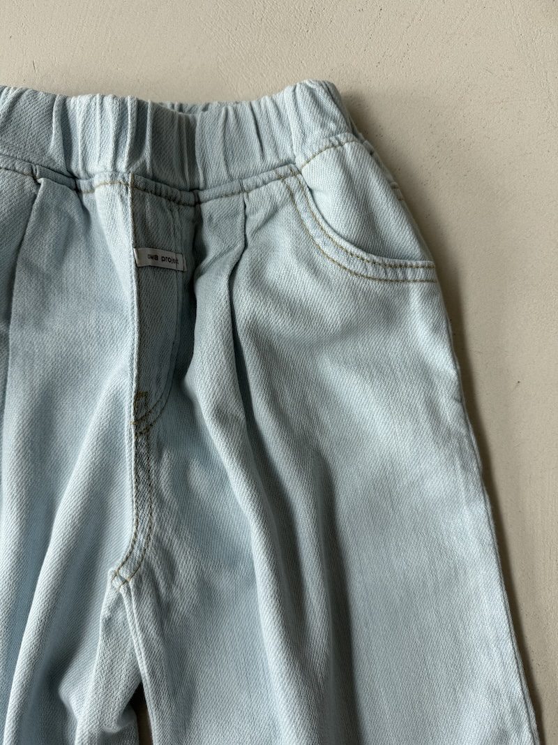 Wide Linen Flow Jeans