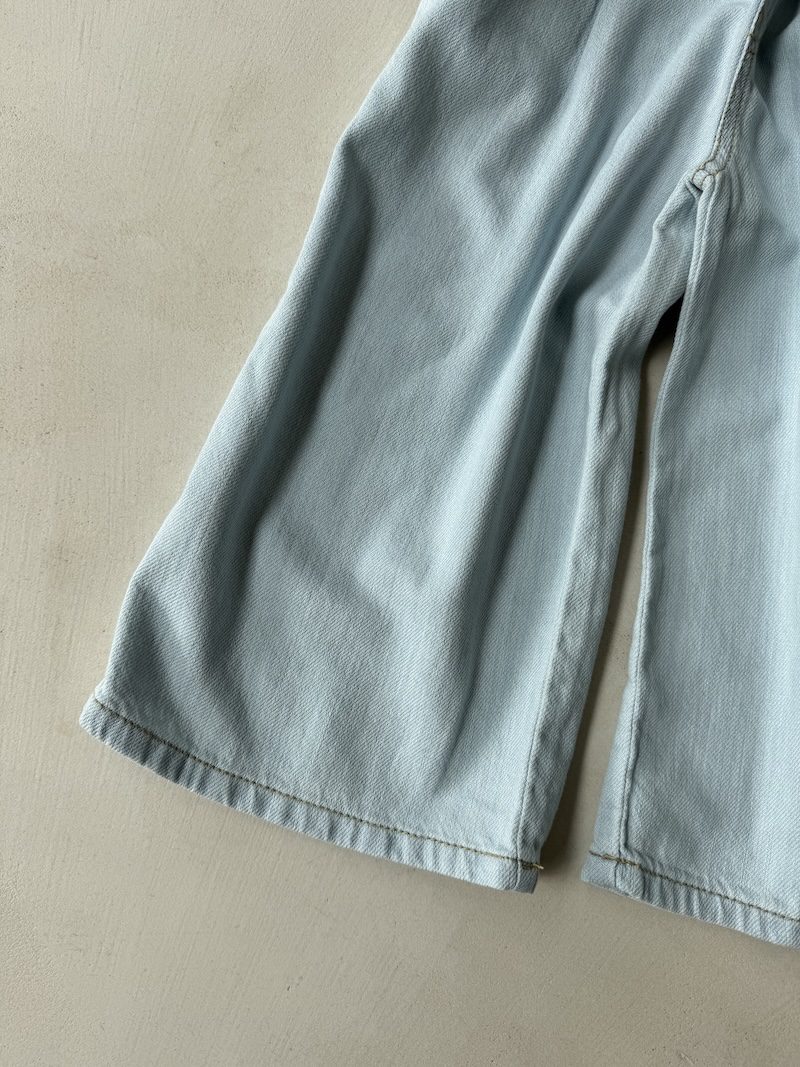 Wide Linen Flow Jeans