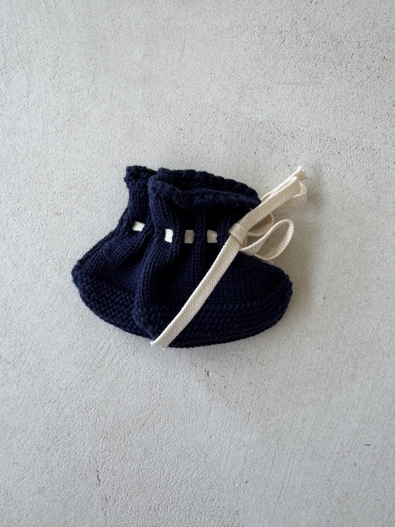 Cotton Knit Booties