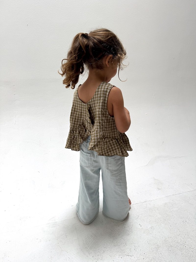 Wide Linen Flow Jeans