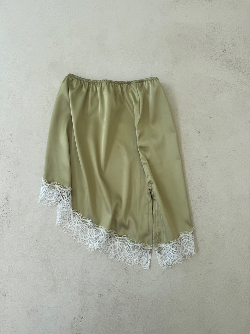 Satin Lace Skirt