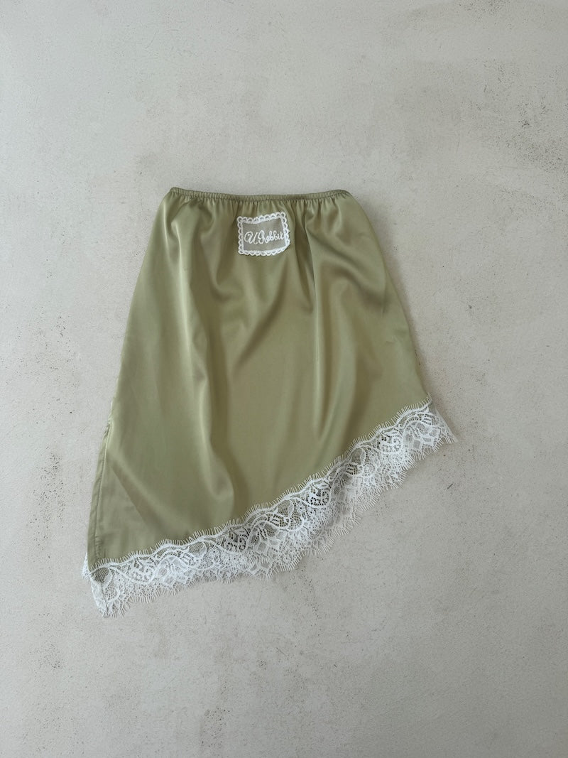 Satin Lace Skirt