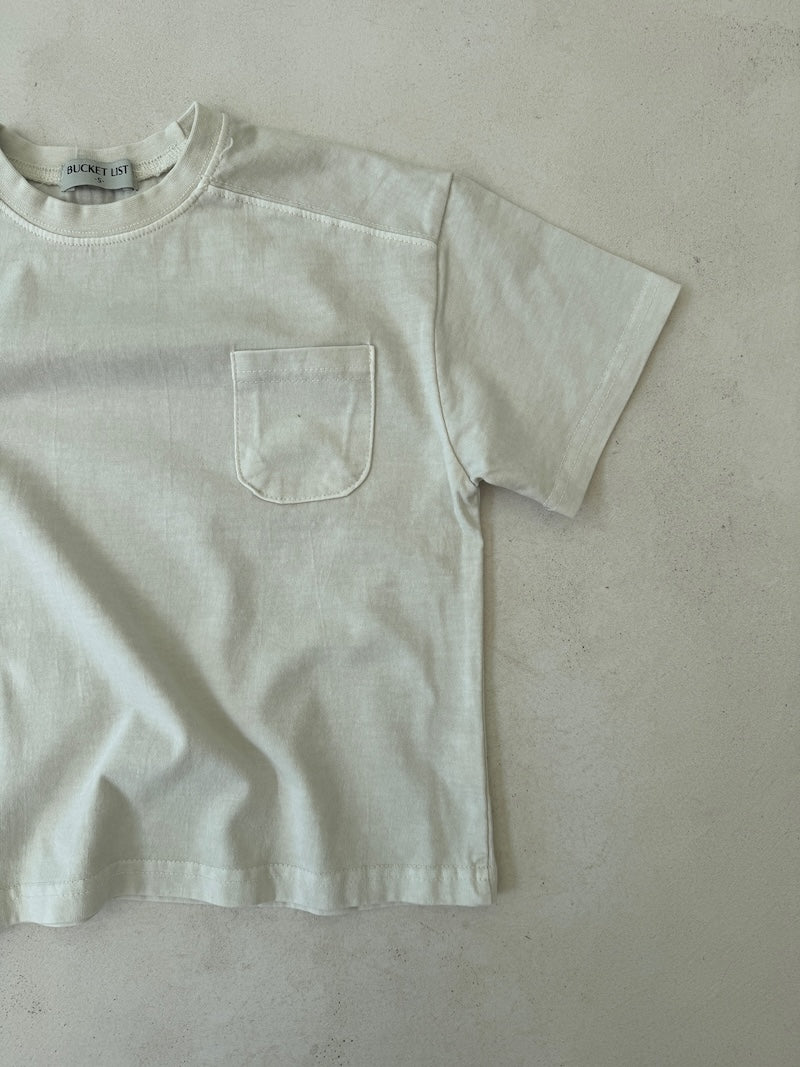 Sand Washed Pocket Tee