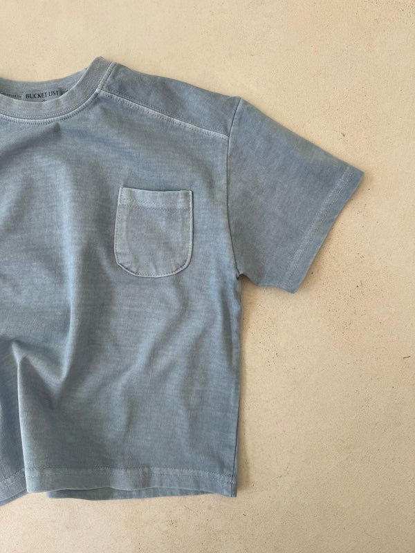 Sky Washed Pocket Tee