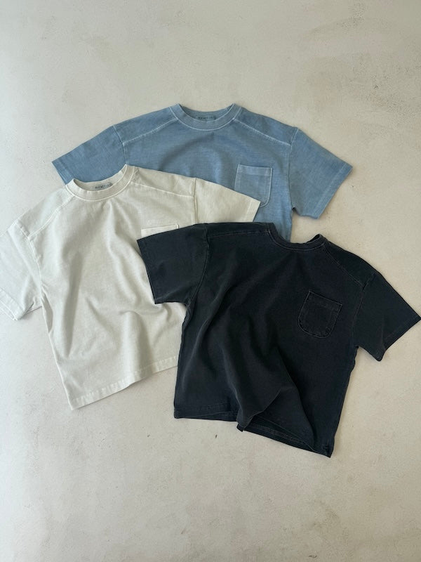 Sky Washed Pocket Tee
