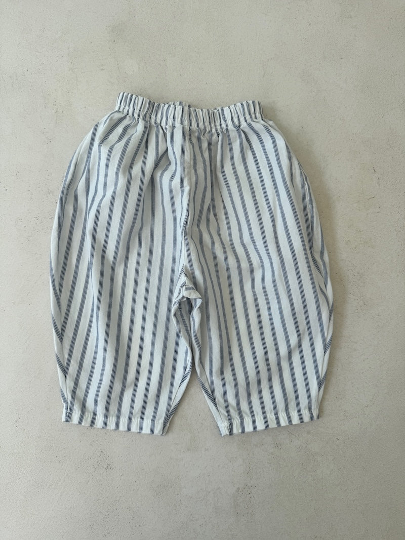 Bebe Striped Pants Navy