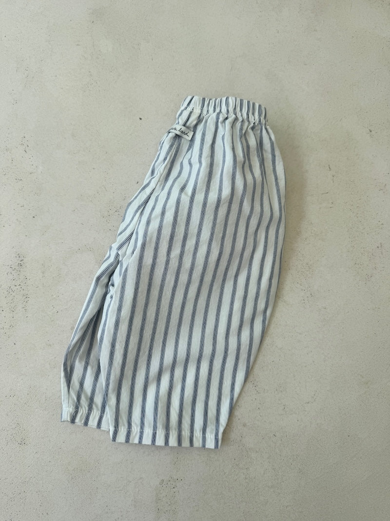 Bebe Striped Pants Navy