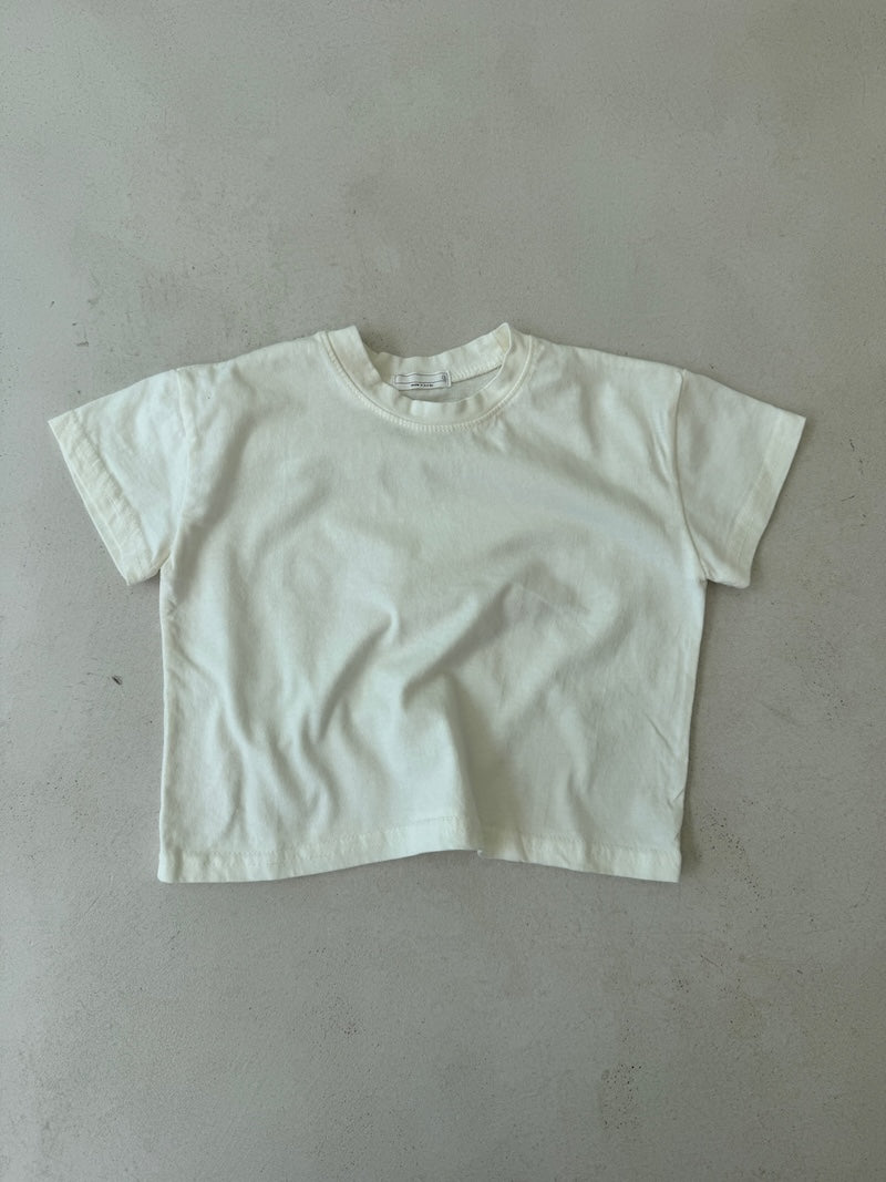 Mini Cream Tee