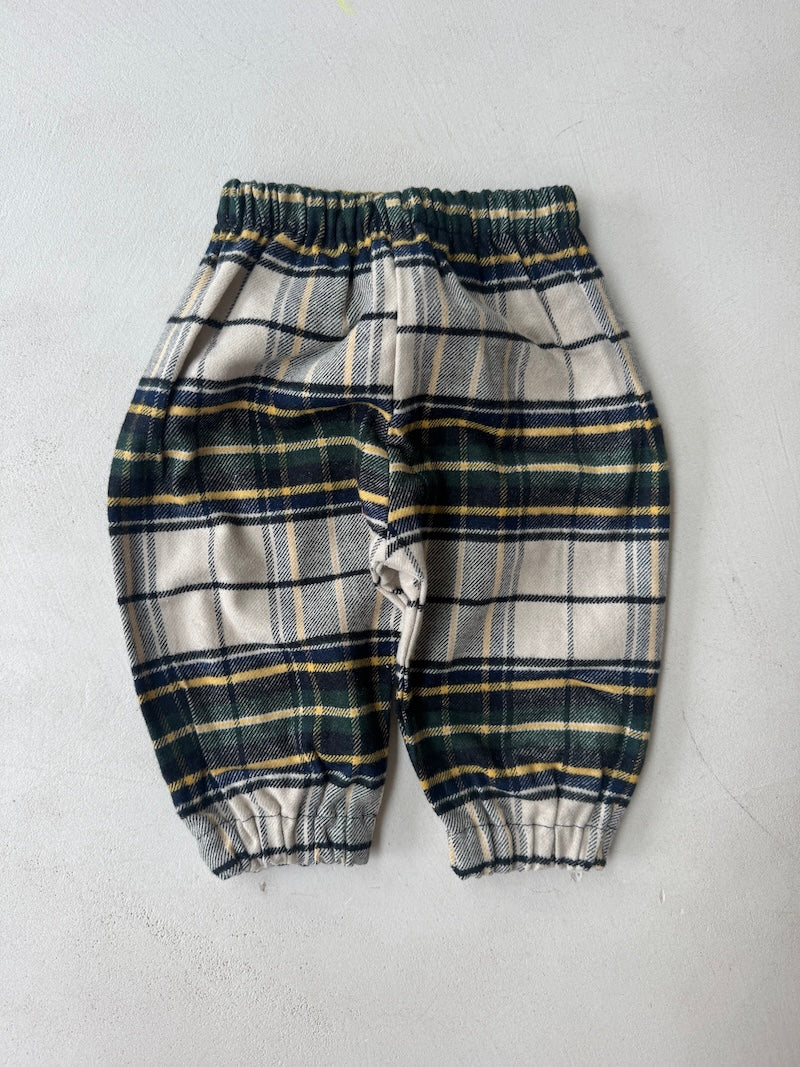 Tartan Bebe Joggers Green