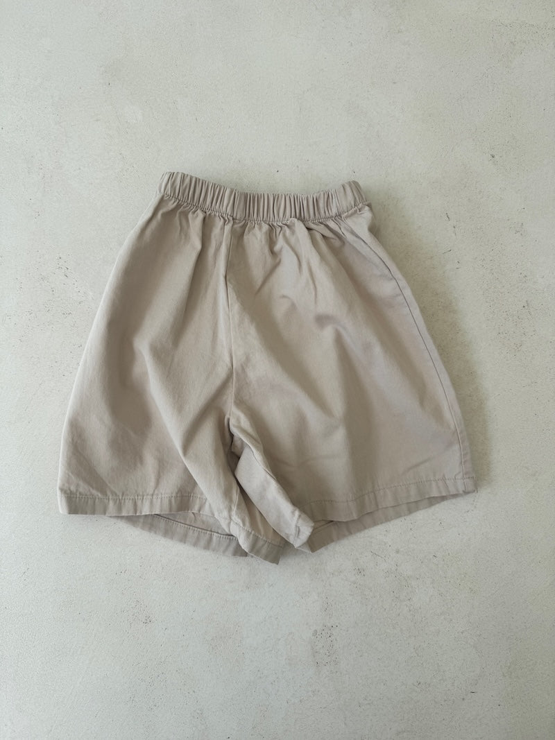 Beige Chino Shorts