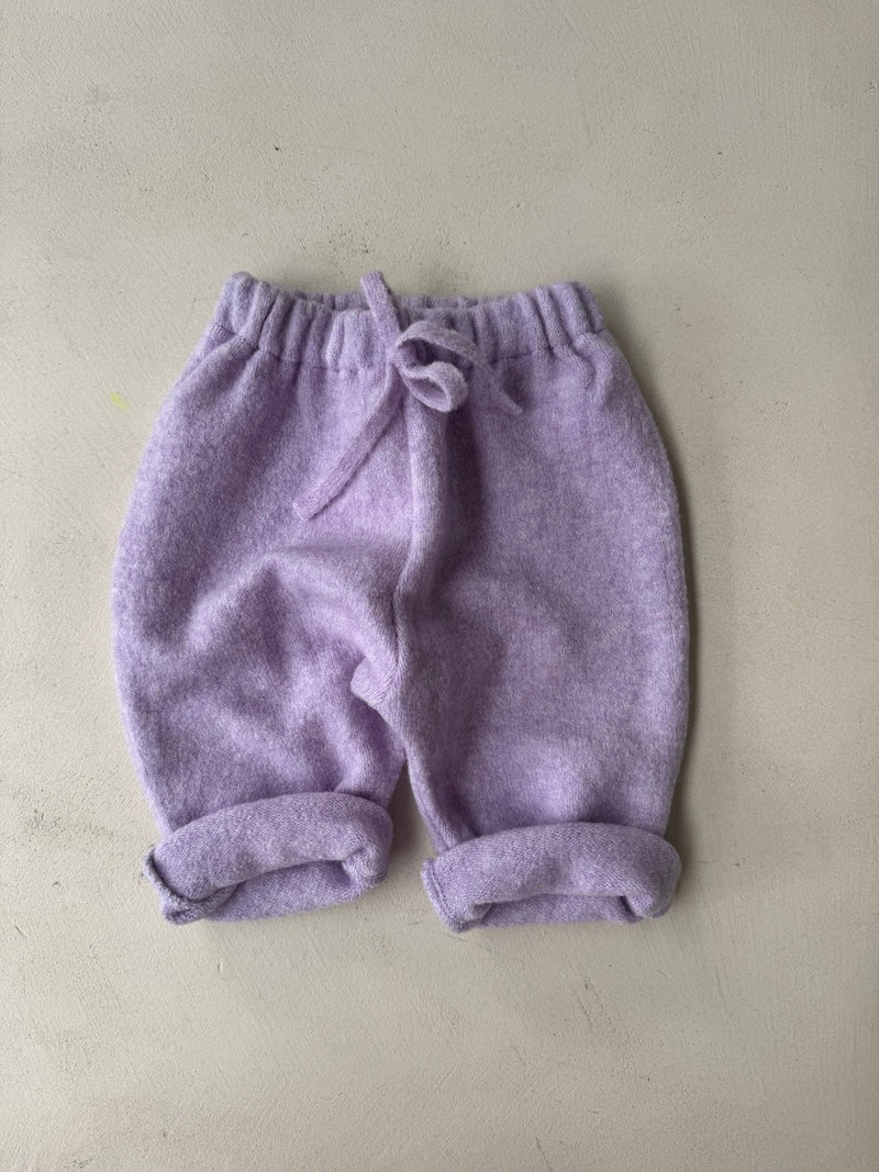 Merino Baby Pants Lila