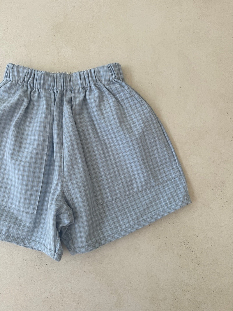 Sky Check Shorts