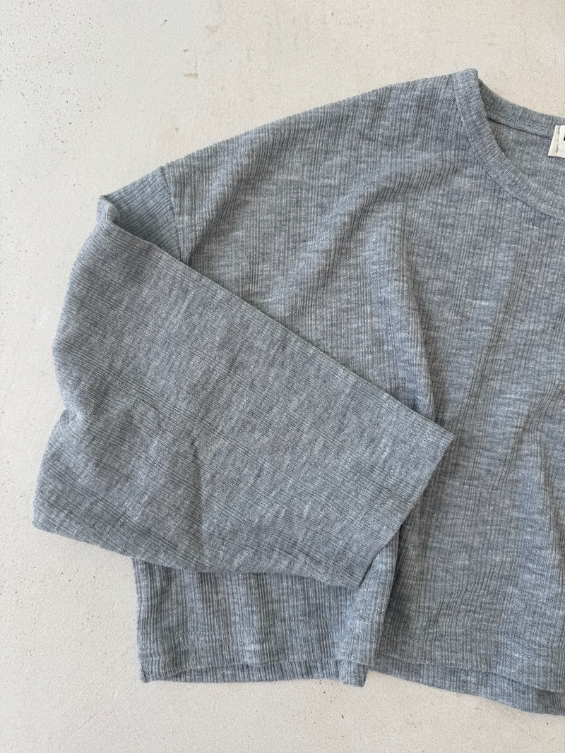 Ribbed Crop Tee