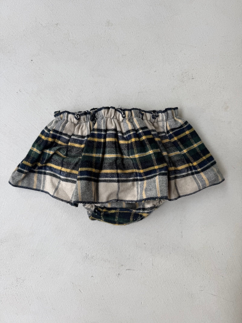 Tartan Bebe Bloomer Green