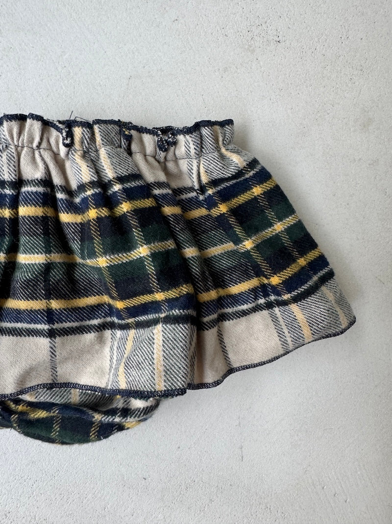 Tartan Bebe Bloomer Green