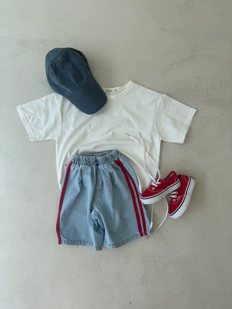 White Play Short Tee