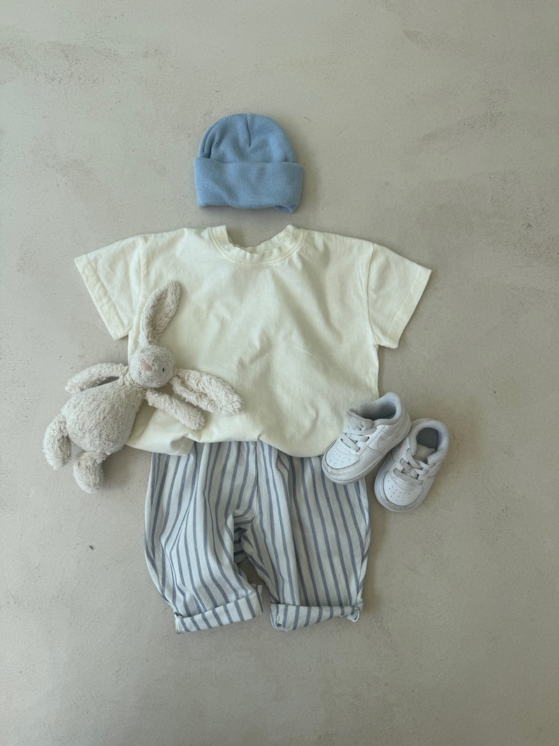Bebe Striped Pants Navy