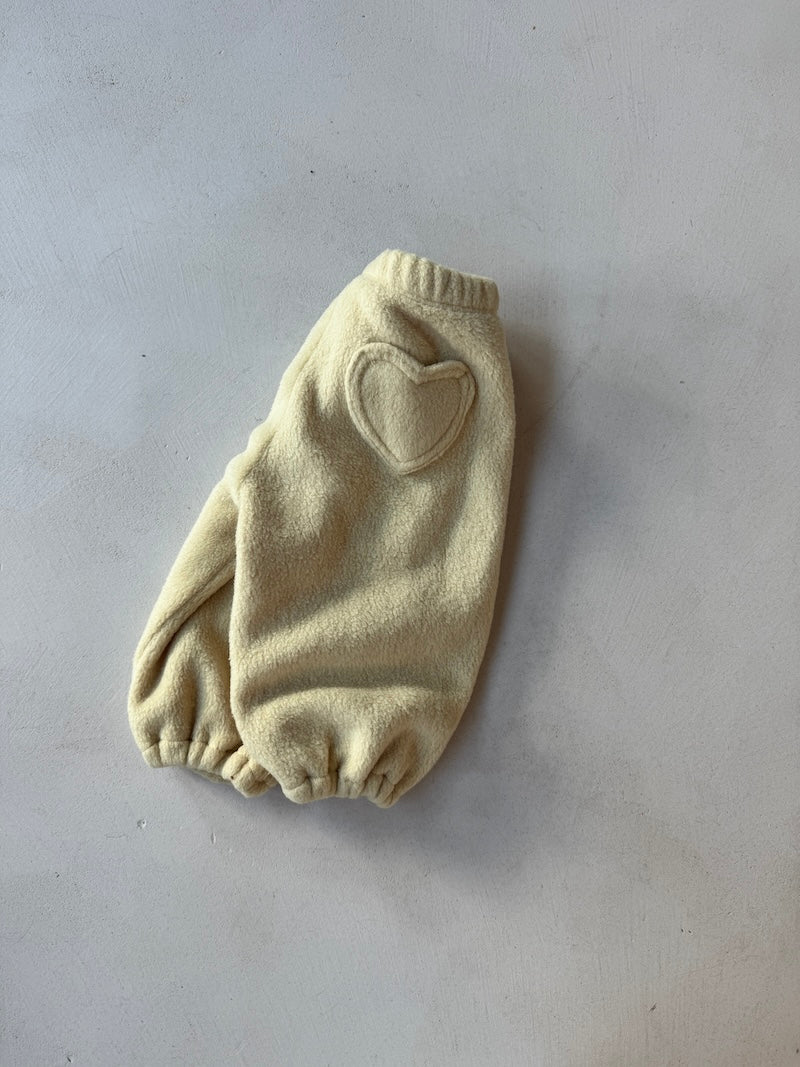 Bebe Fleece Heart Pants