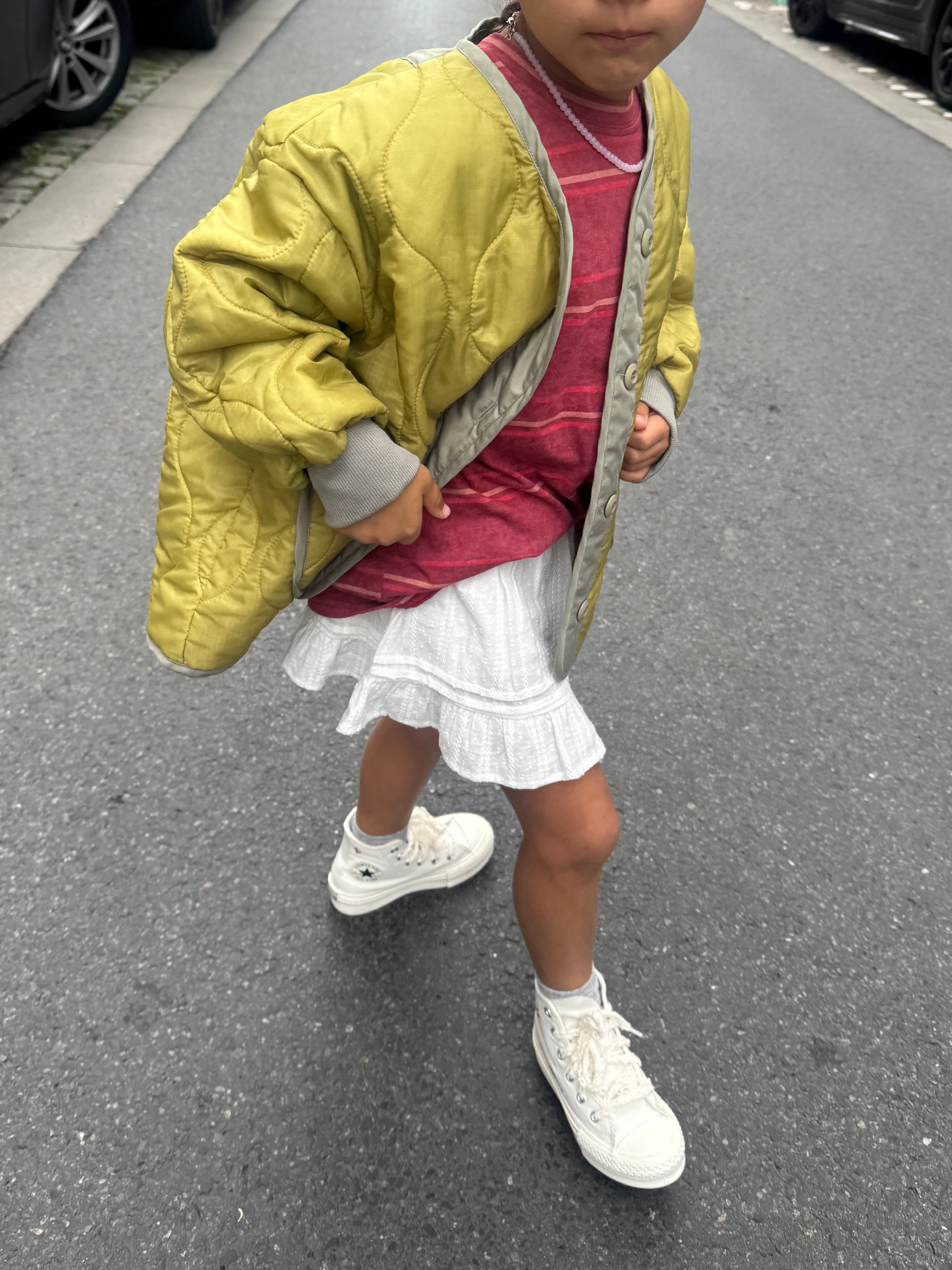 White Snow Flow Skirt