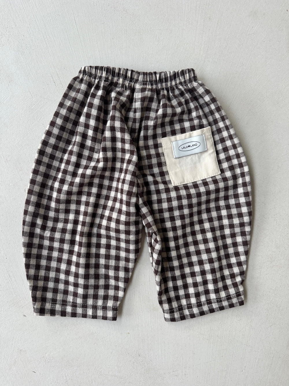 Bebe Brownie Check Pants