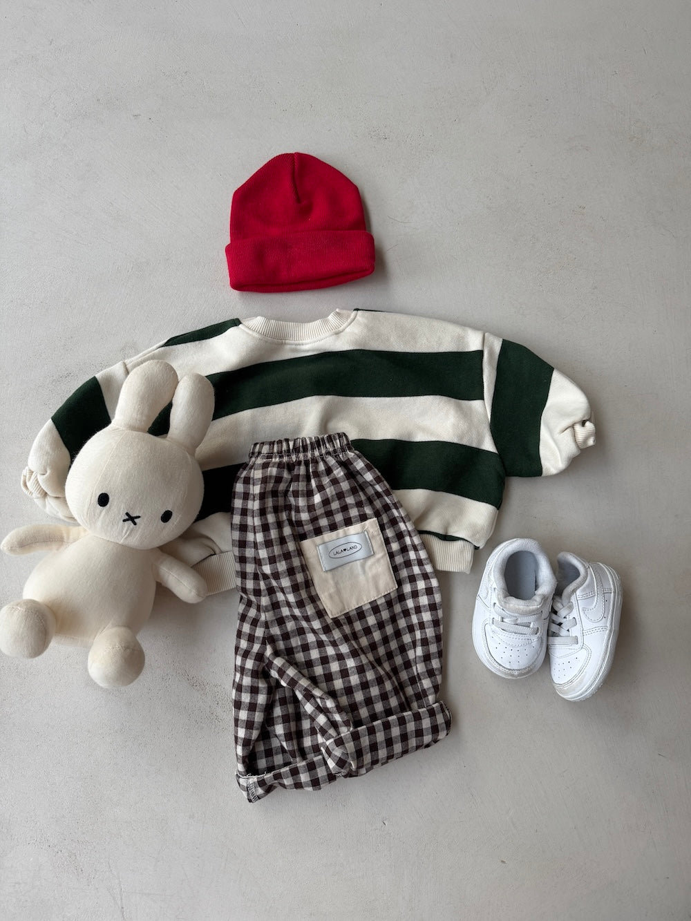 Bebe Brownie Check Pants