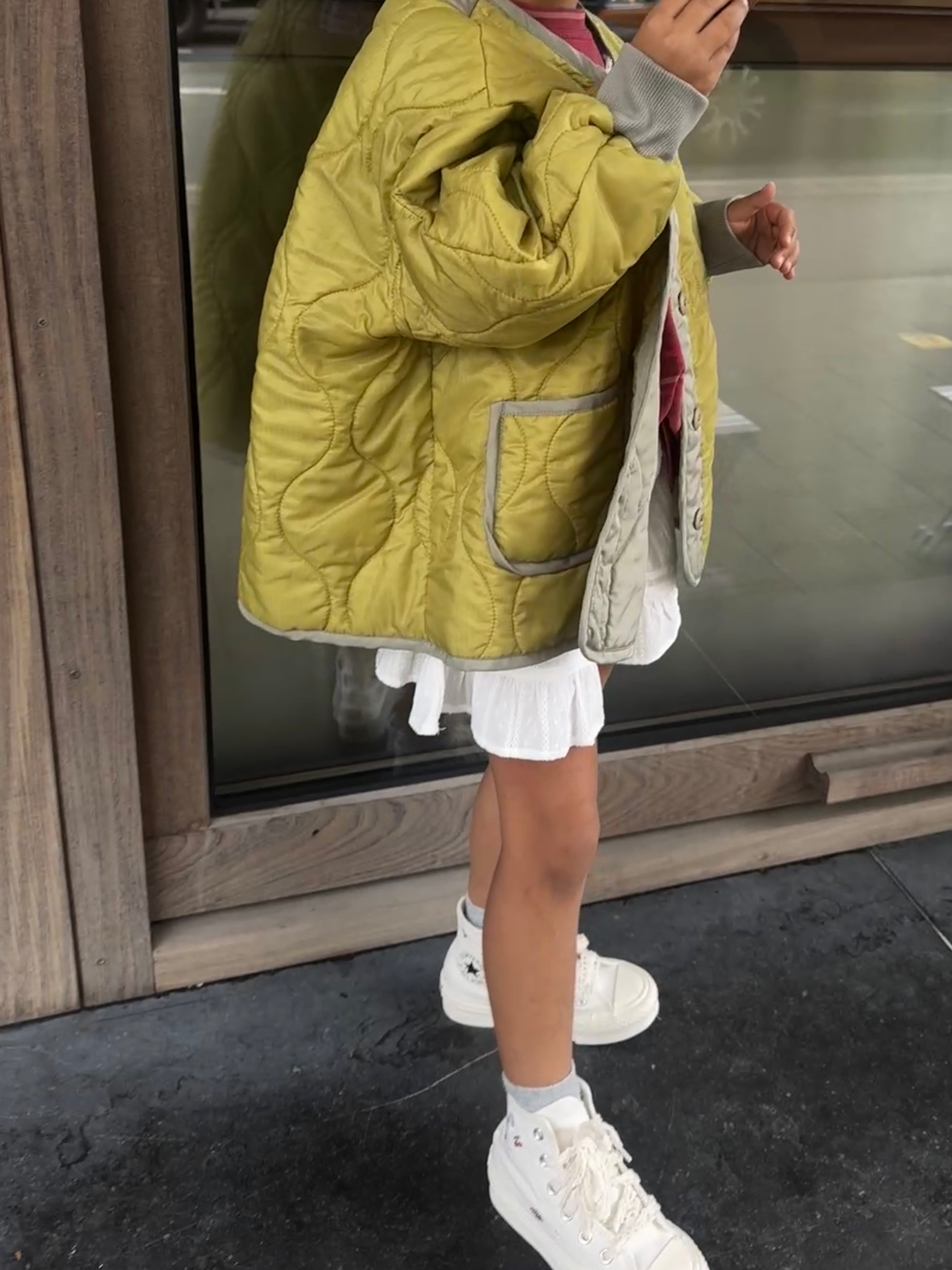 White Snow Flow Skirt