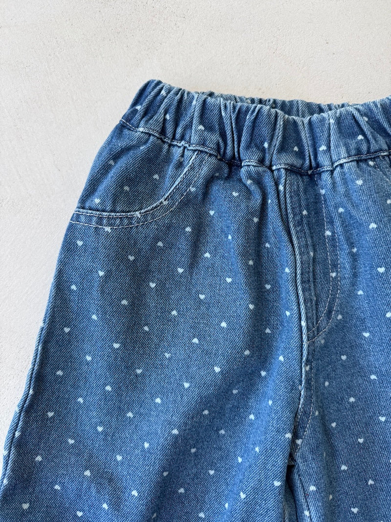 Heart Wide Jeans