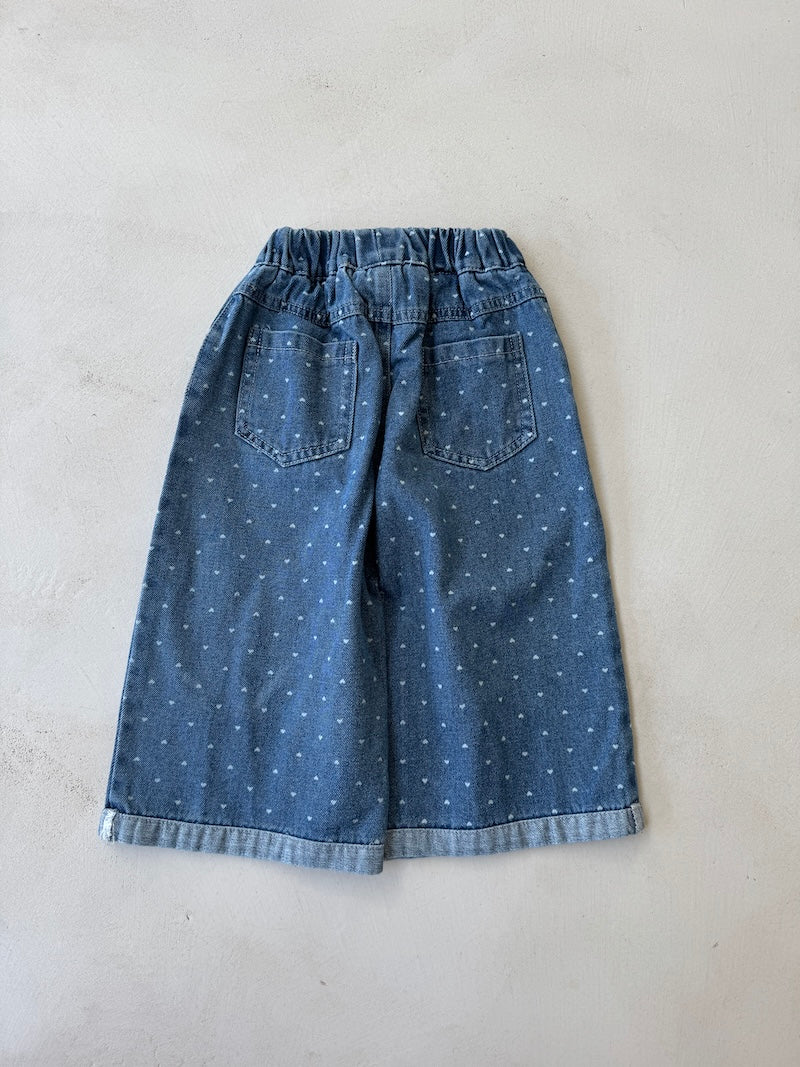 Heart Wide Jeans