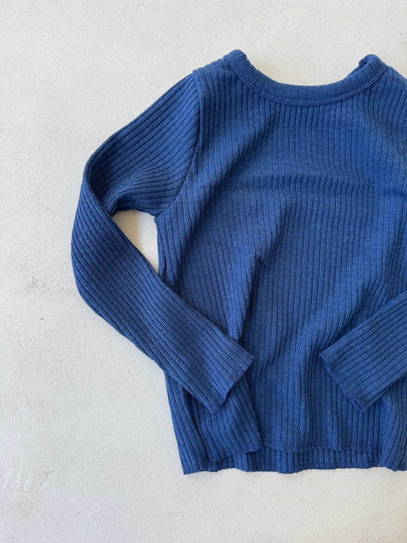 Blue Rib Tee
