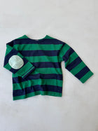 Green Patch Stripes Tee