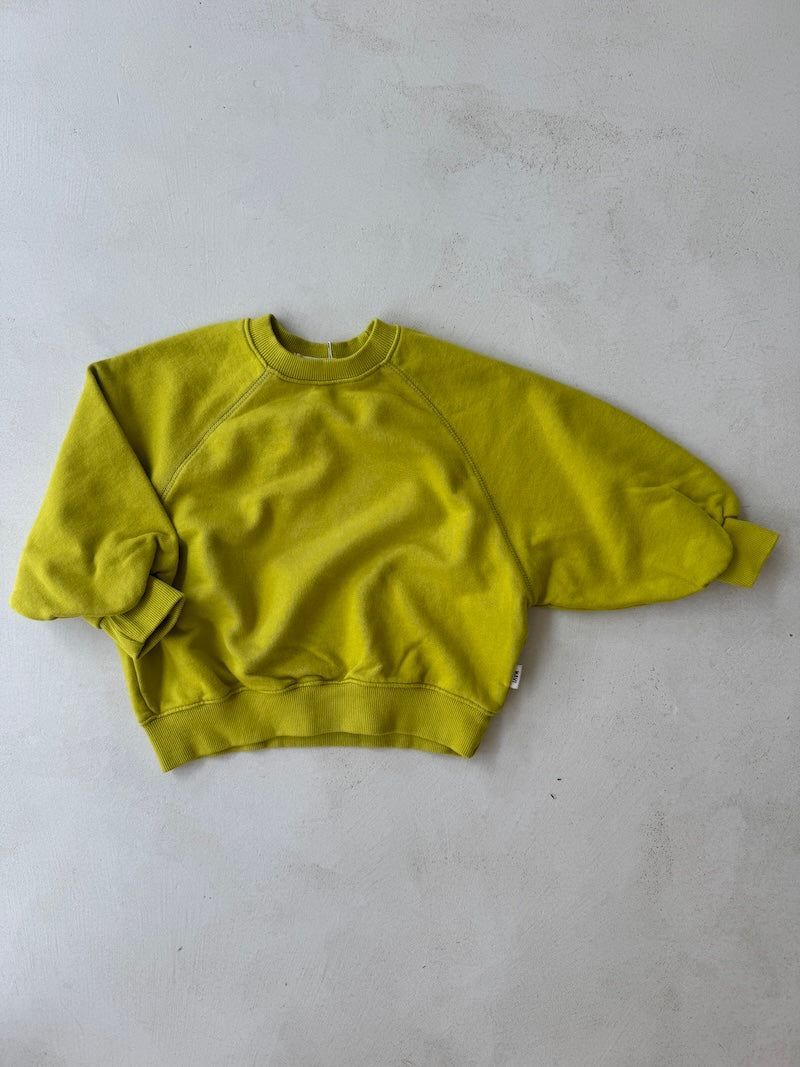 Lime Raglan Sweatshirt
