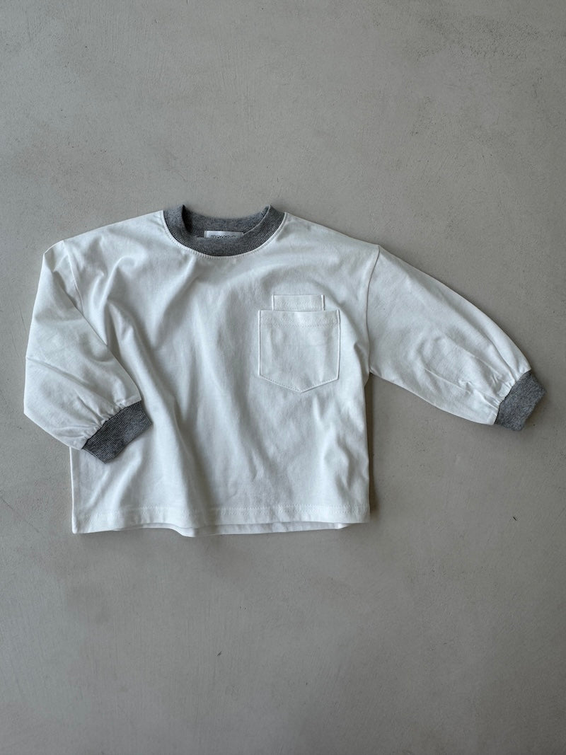 White Pocket Tee