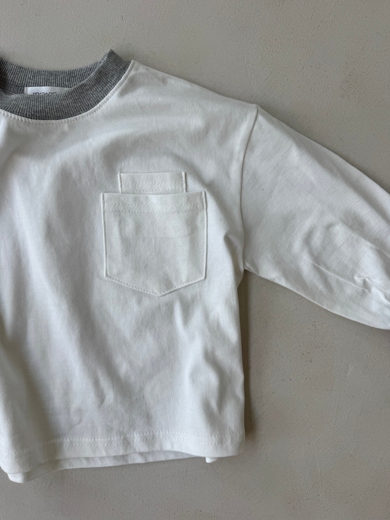 White Pocket Tee